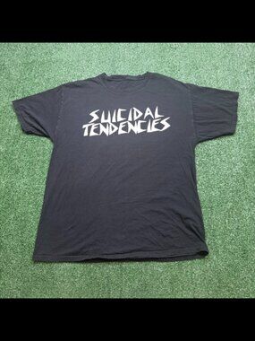 Vintage Y2k Suicidal Tendencies T Shirt Mens Size M Black Rap Tee